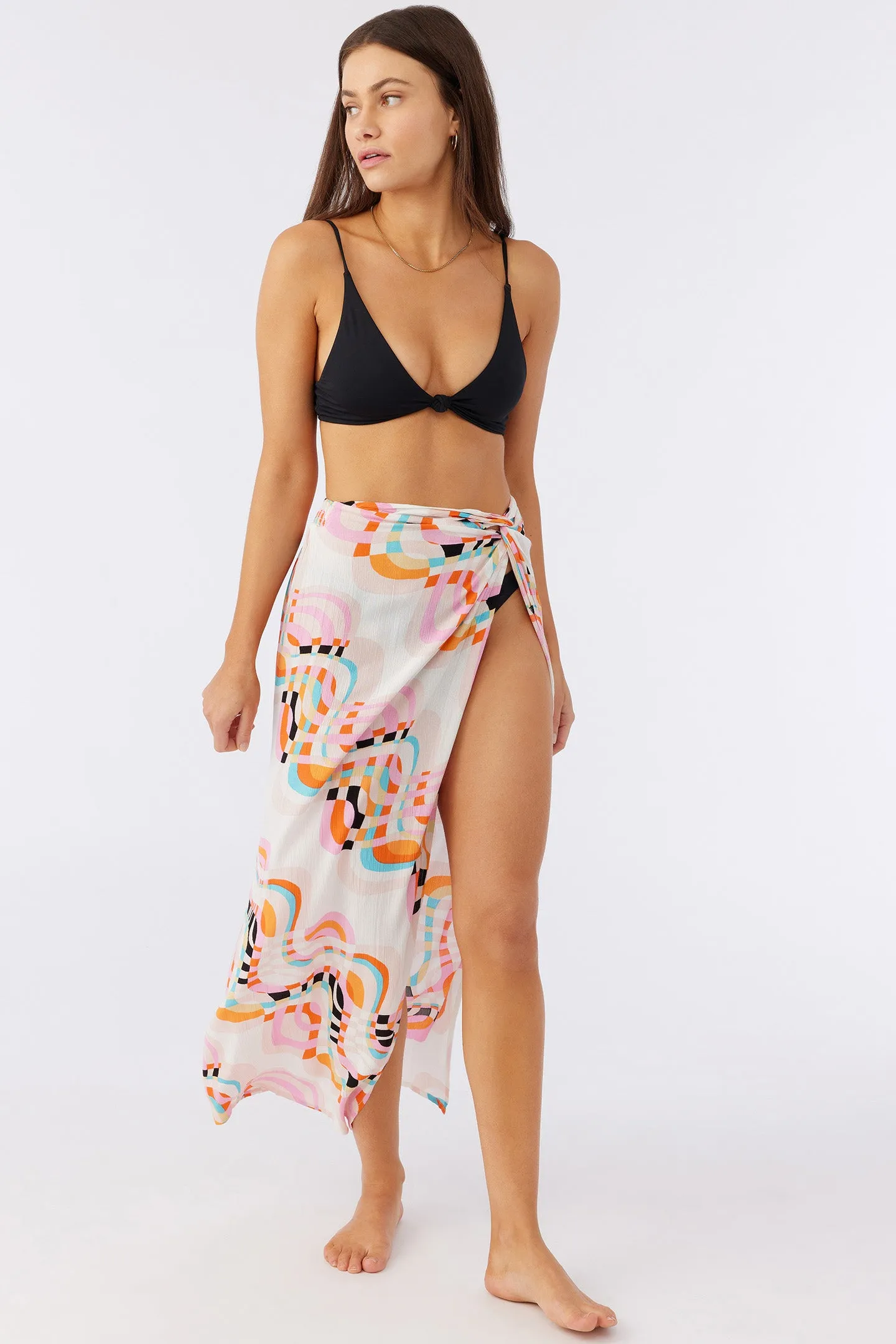 HANALEI PRINTED COVERUP SKIRT