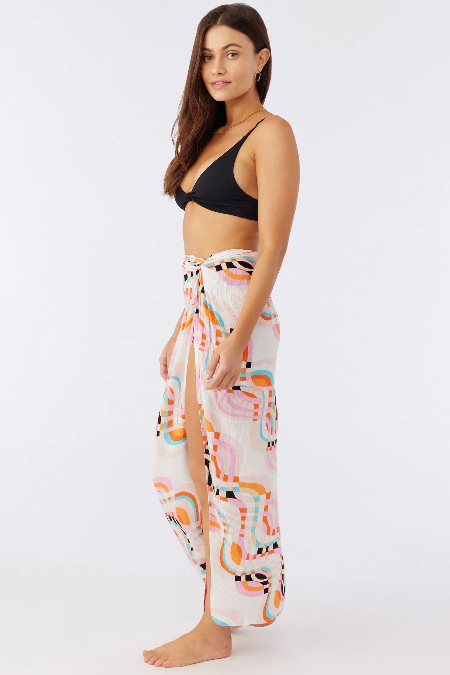 HANALEI PRINTED COVERUP SKIRT