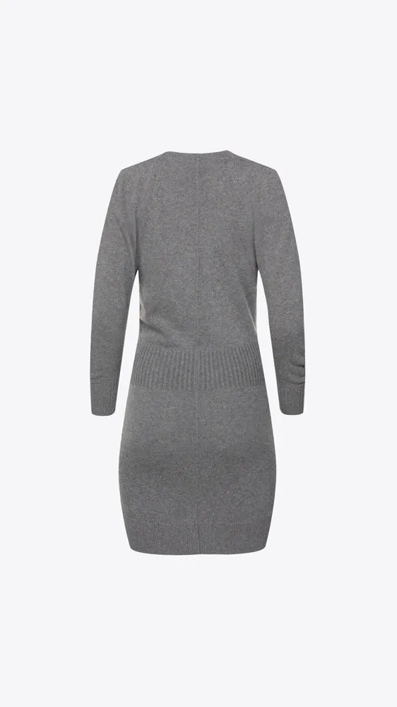 Idris Dress - Stoney Melange