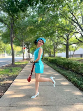 Jackie jumpsuit in Turquoise