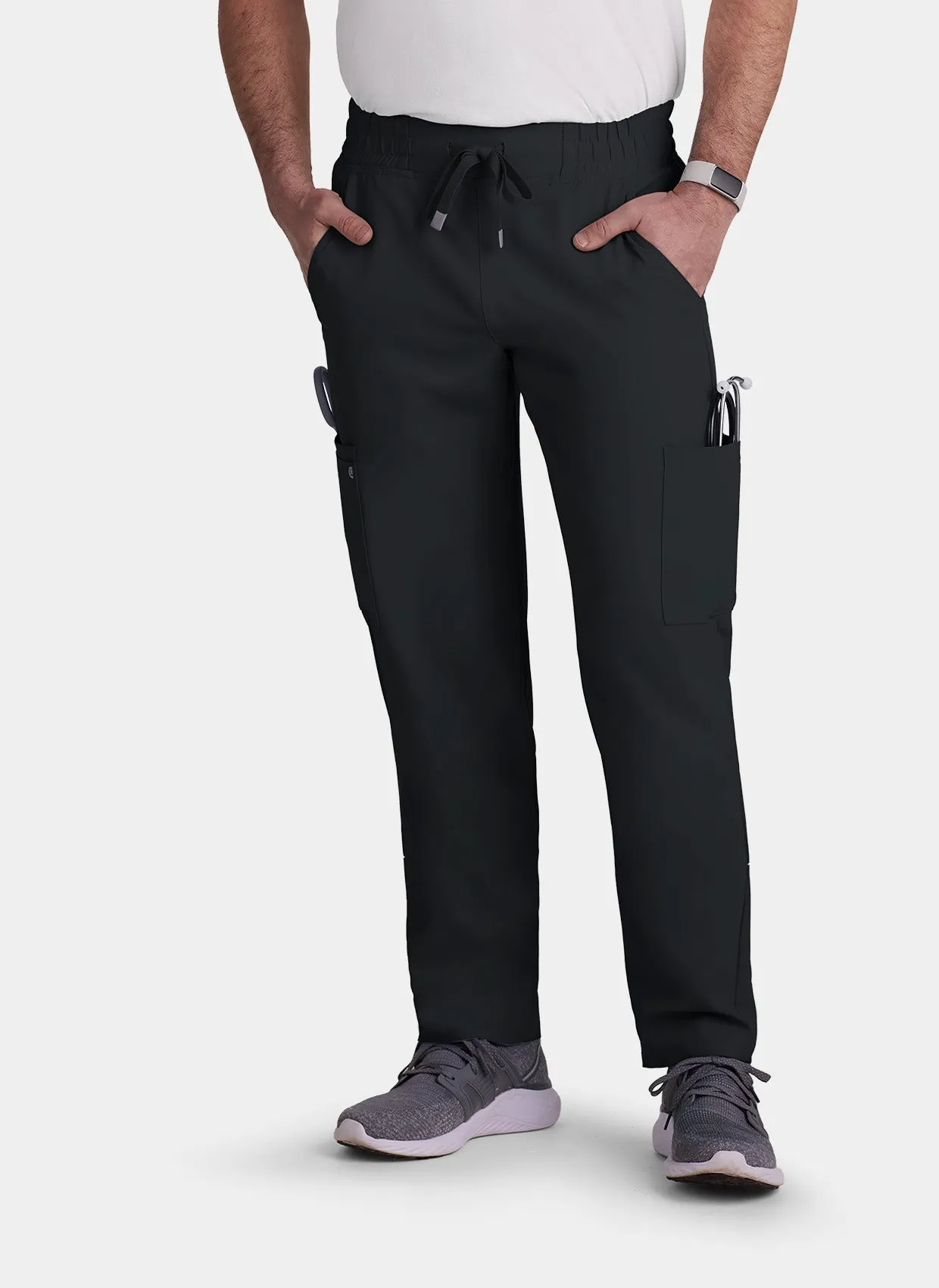 Koi Cureology Neuro Cargo Scrub Trousers - Black