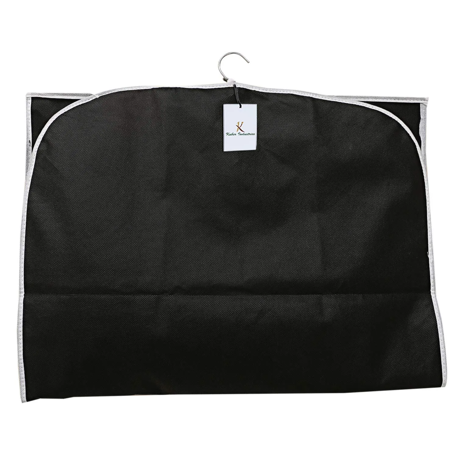 Kuber Industries 4 Piece Non Woven Coat Cover, Black