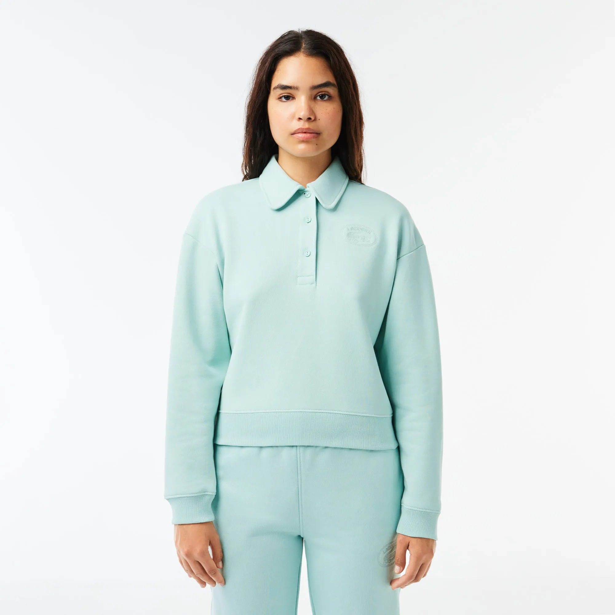 Lacoste Embroidered Polo Neck Jogger Sweatshirt