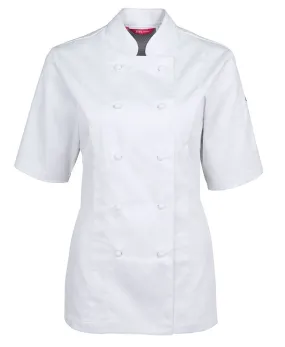 Ladies Vented Chef's Jacket - Short Sleeve