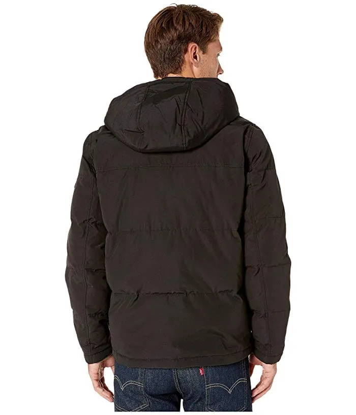 LEVI'S -  Hooded Puffer with Sherpa Lining Jacket