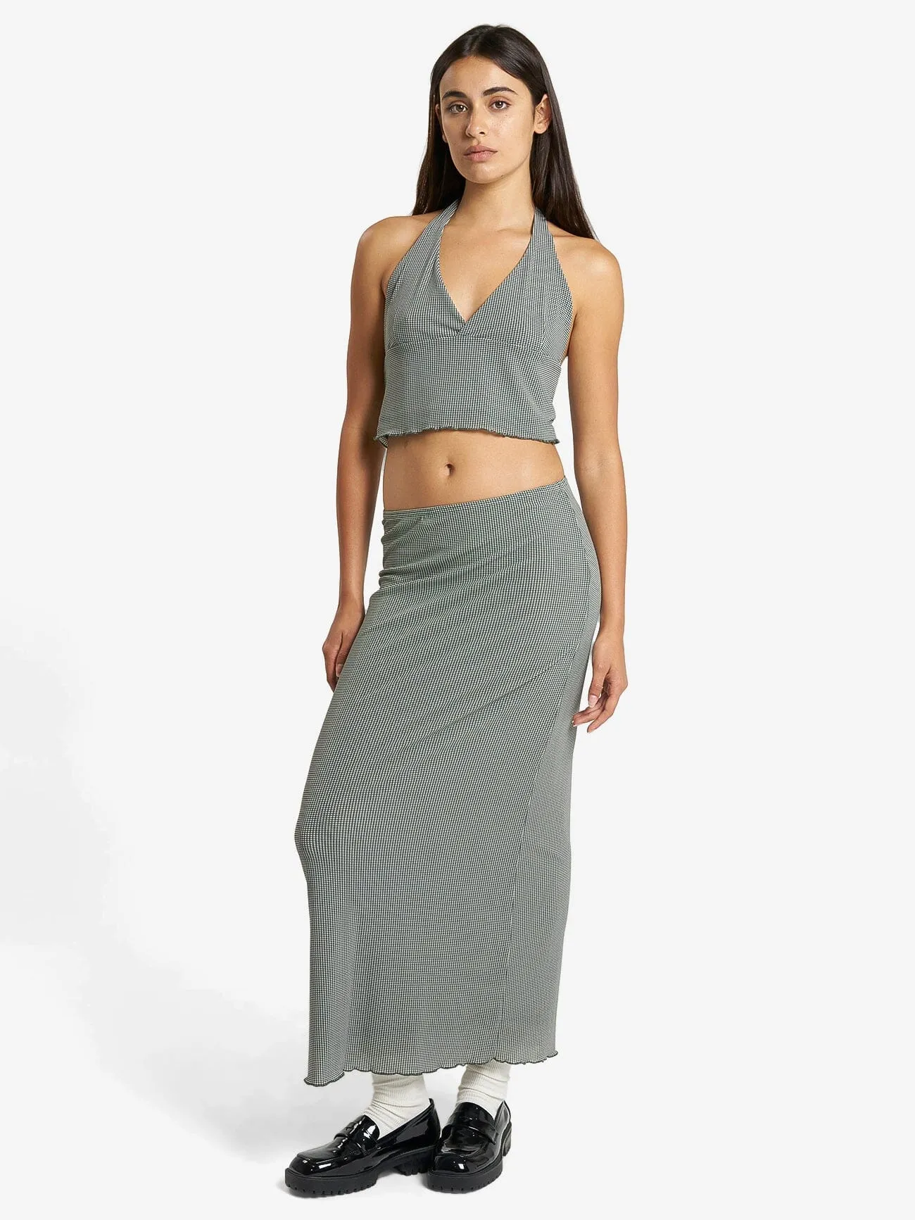 Levitation Mesh Skirt - Pistachio