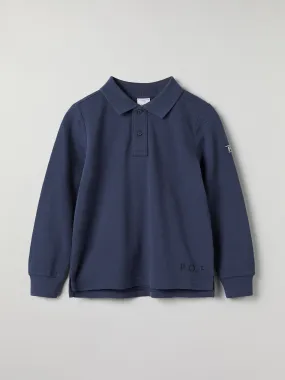 Long Sleeve Polo Top