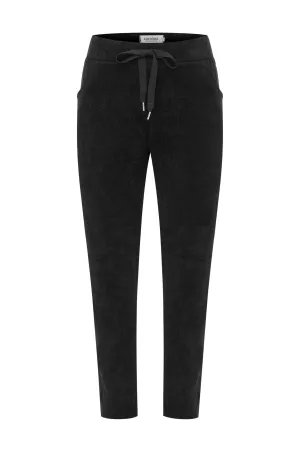 Maricela Corduroy Jogger Black