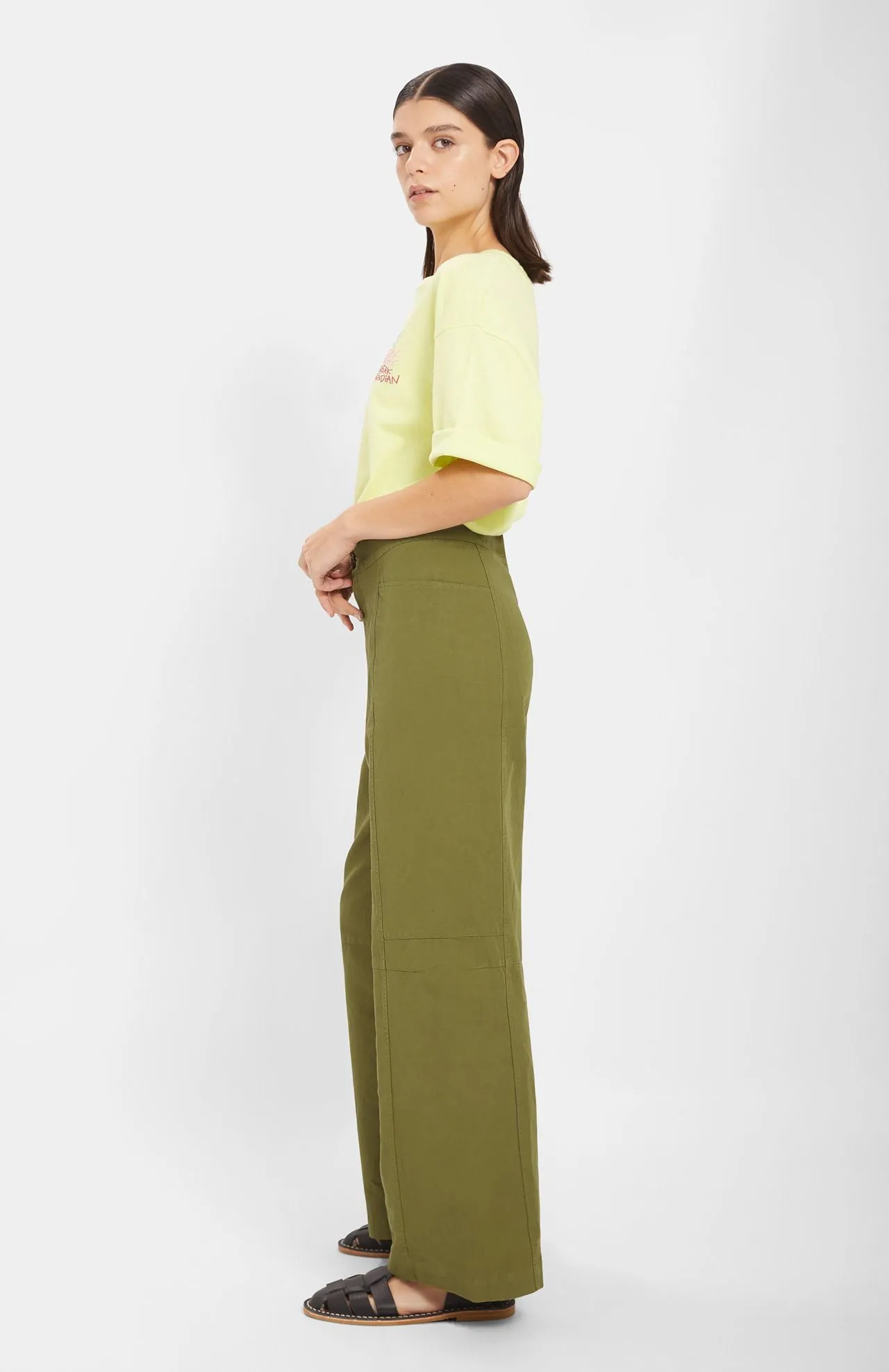 Martine Trousers - Khaki