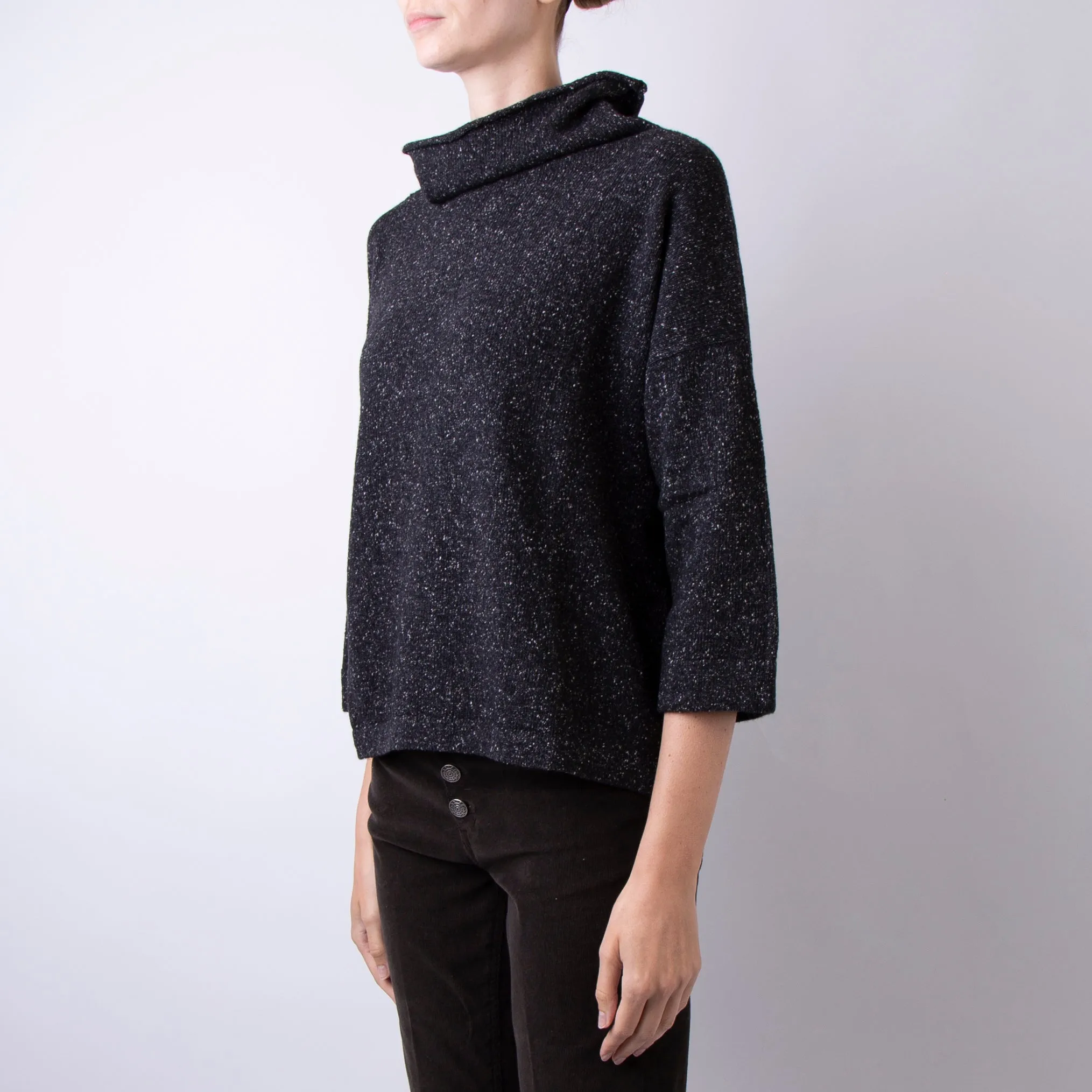 MA'RY'YA SWEATER YNK081 F6 BLACK