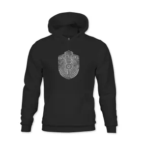 Memphis 901 FC Mono Badge Youth Fleece Pullover Hoodie - Black