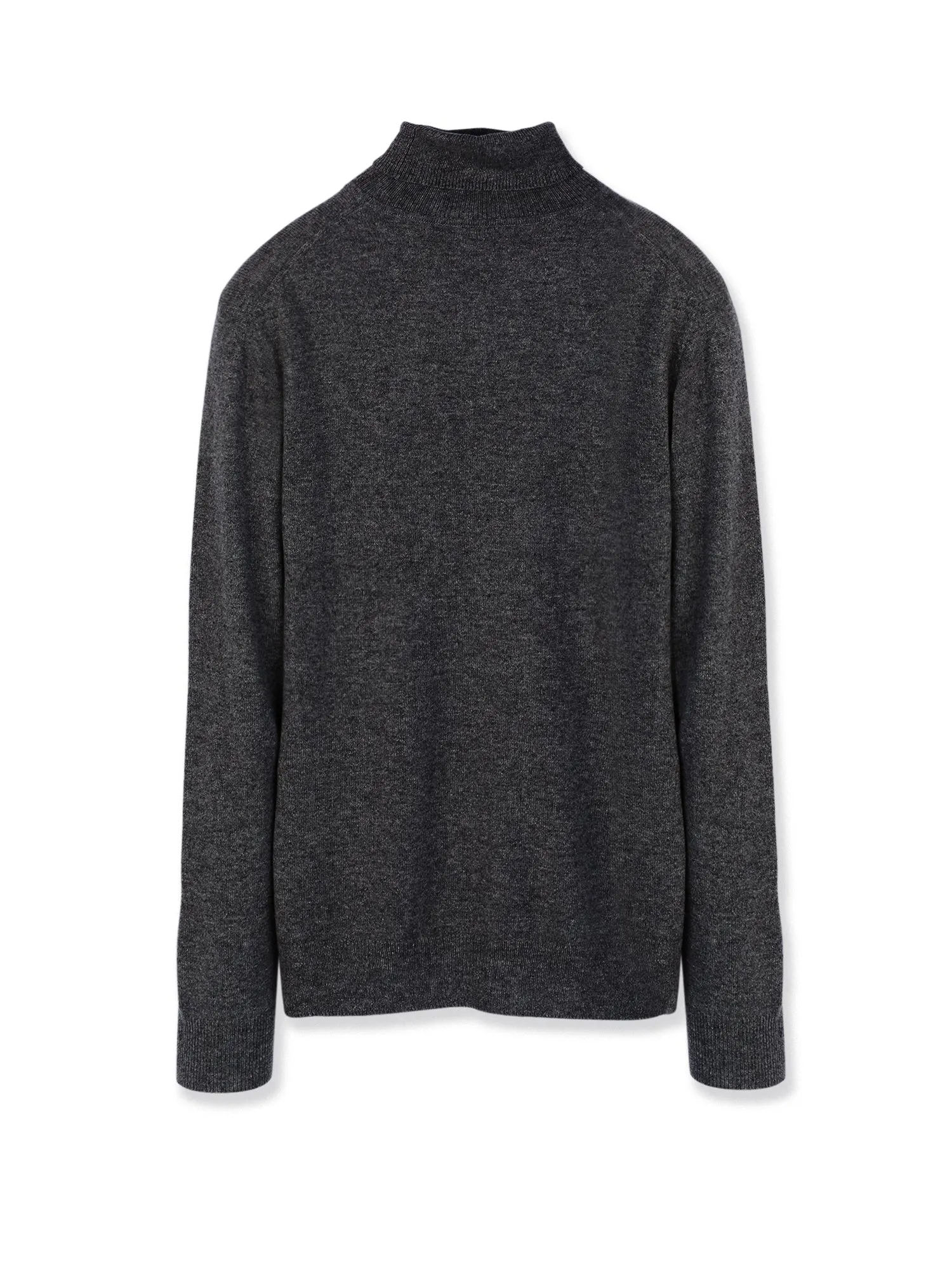 Men Turtleneck Sweater_Graphite