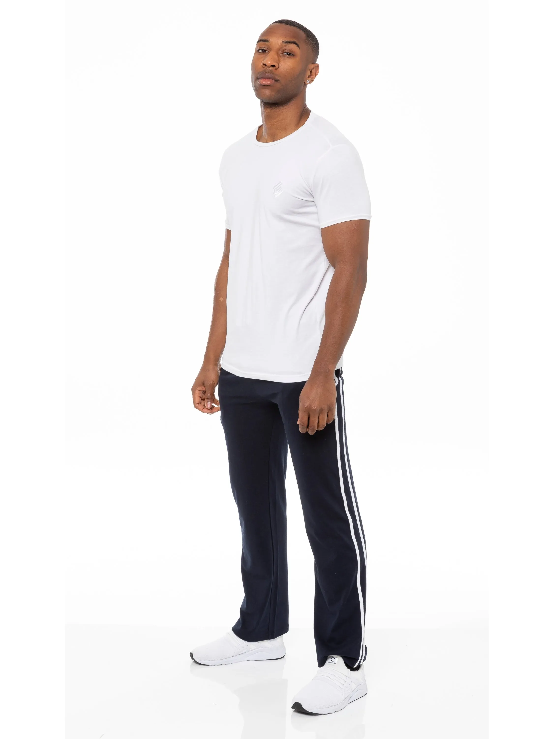 Mens Casual Striped Pyjama Lounge Pants | ENZO Designer Menswear