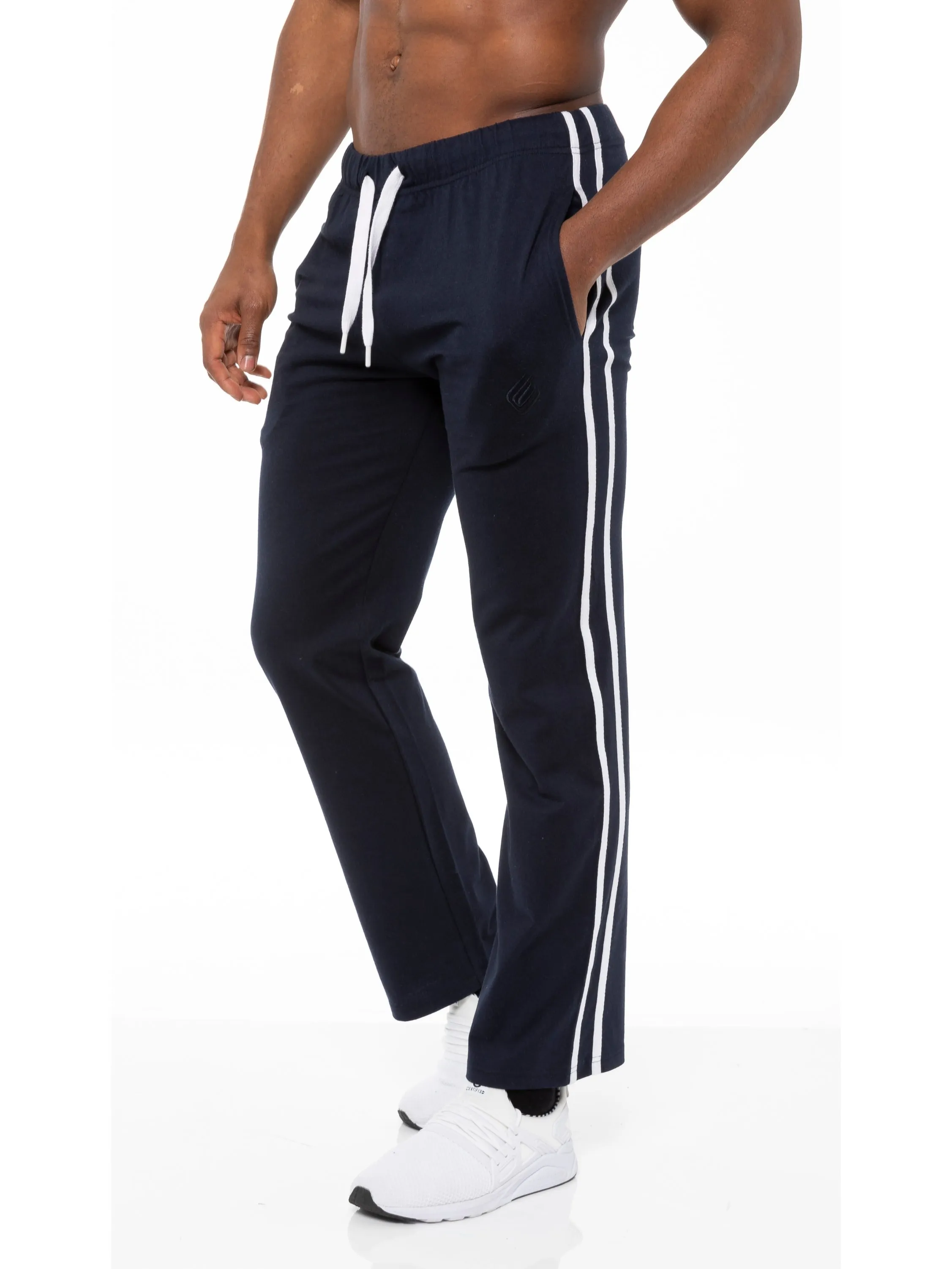 Mens Casual Striped Pyjama Lounge Pants | ENZO Designer Menswear