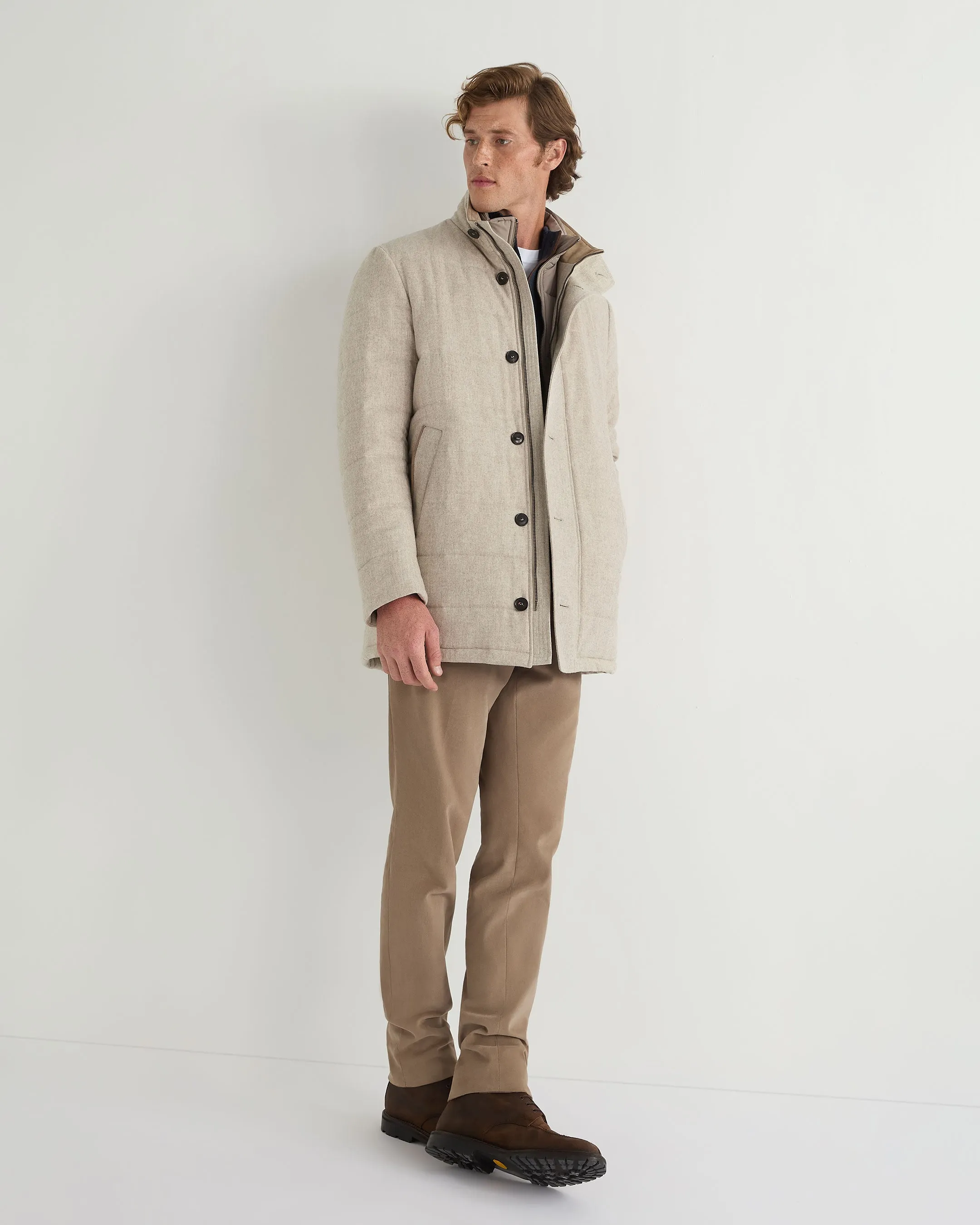 Men's Chamonix 2 in 1 Coat Beige Brown