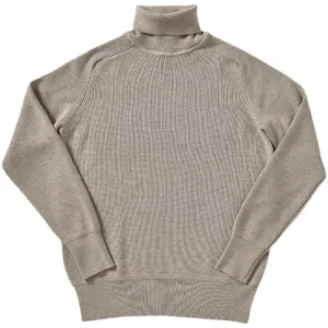 Men's Turtleneck Pullover Wool Thick Casual Sweater