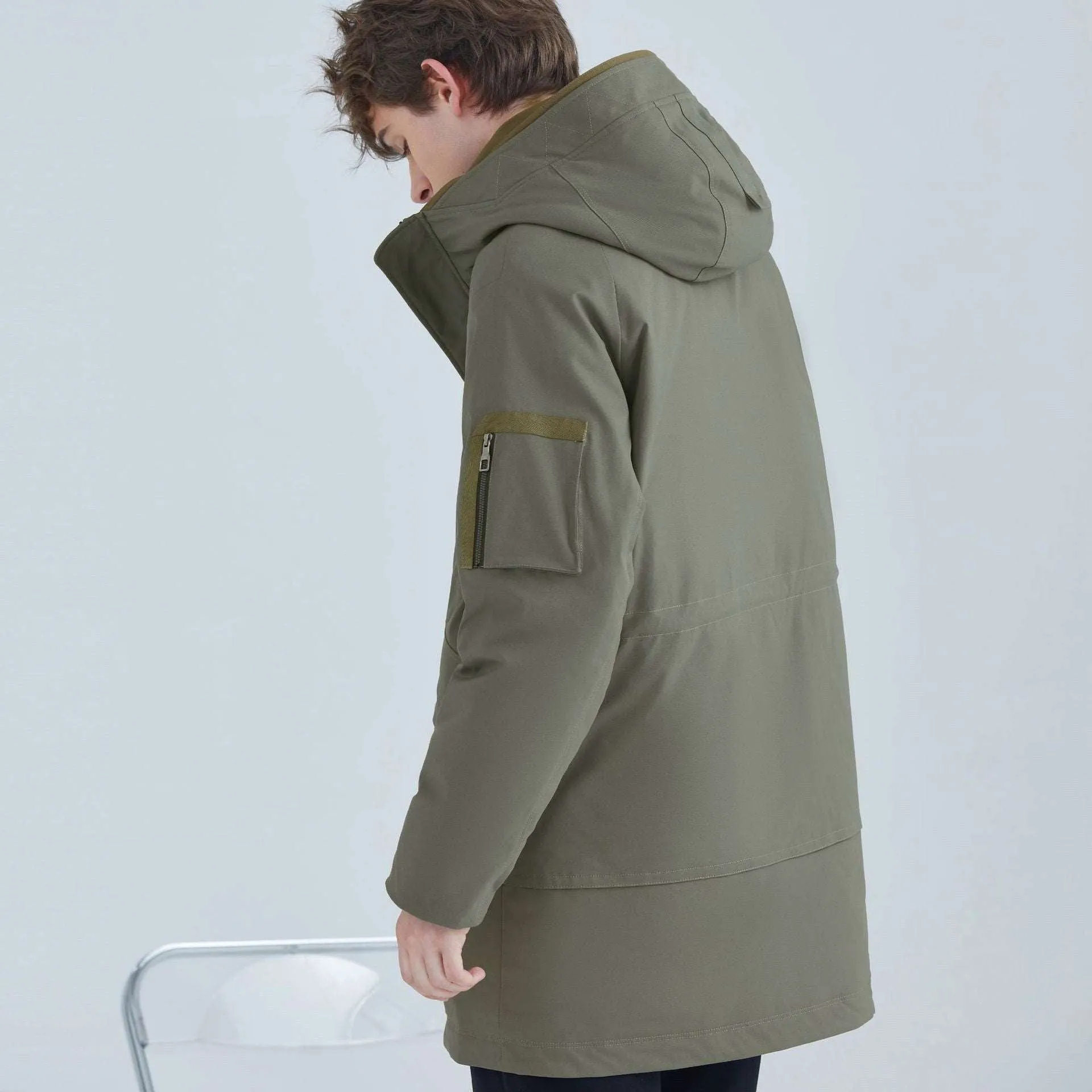 Men's Warm And Comfortable White Duck Down Coat