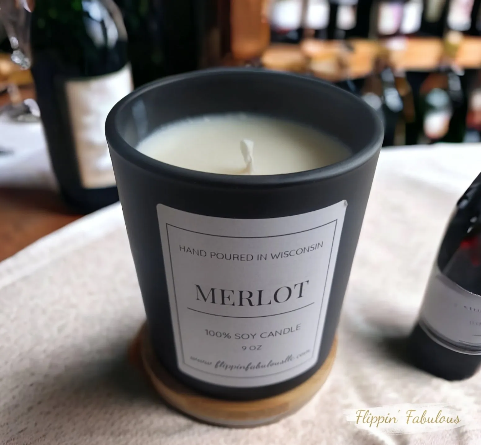 Merlot Soy Wax Candle-Multiple Sizes Available