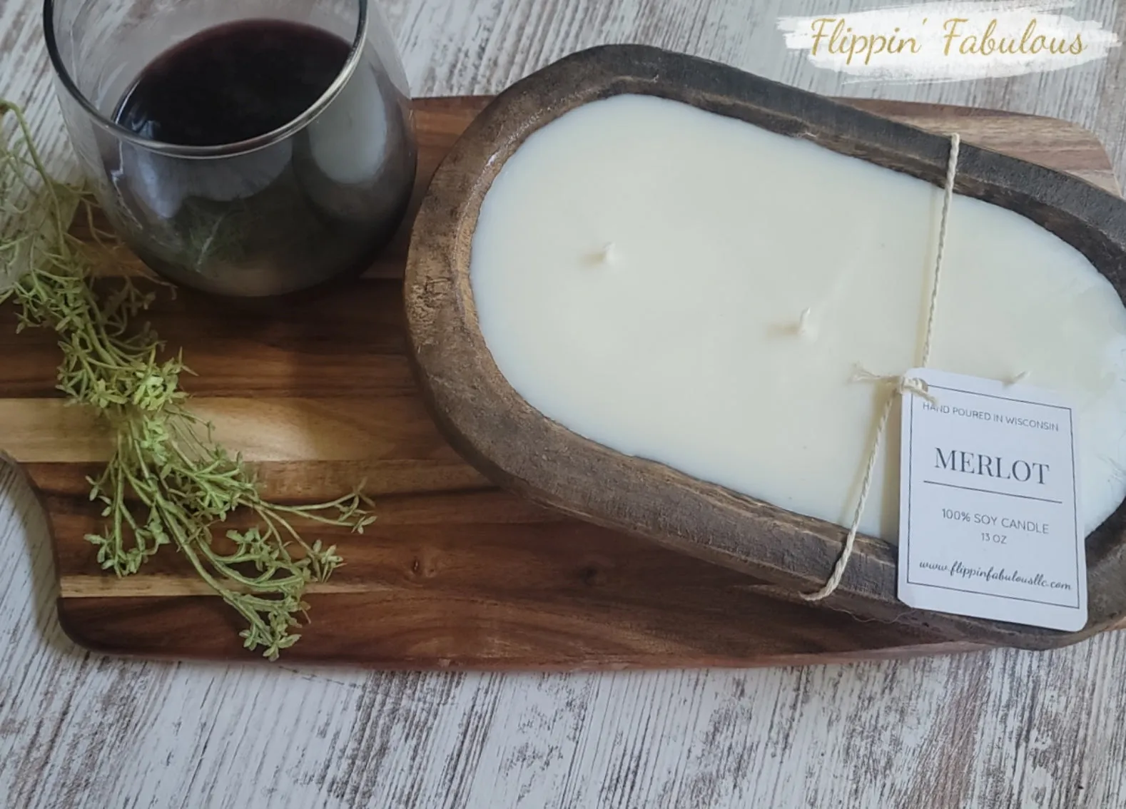 Merlot Soy Wax Candle-Multiple Sizes Available