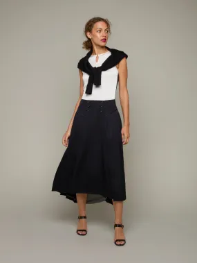 MINARET | Pleated Midi Skirt