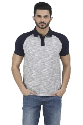 Muscle Fit Raglan Polo T Shirt