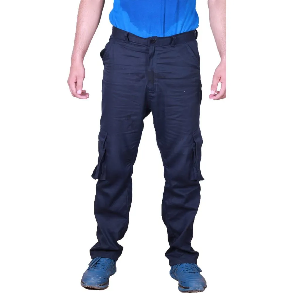 Navy Blue Cargo Pant For Work