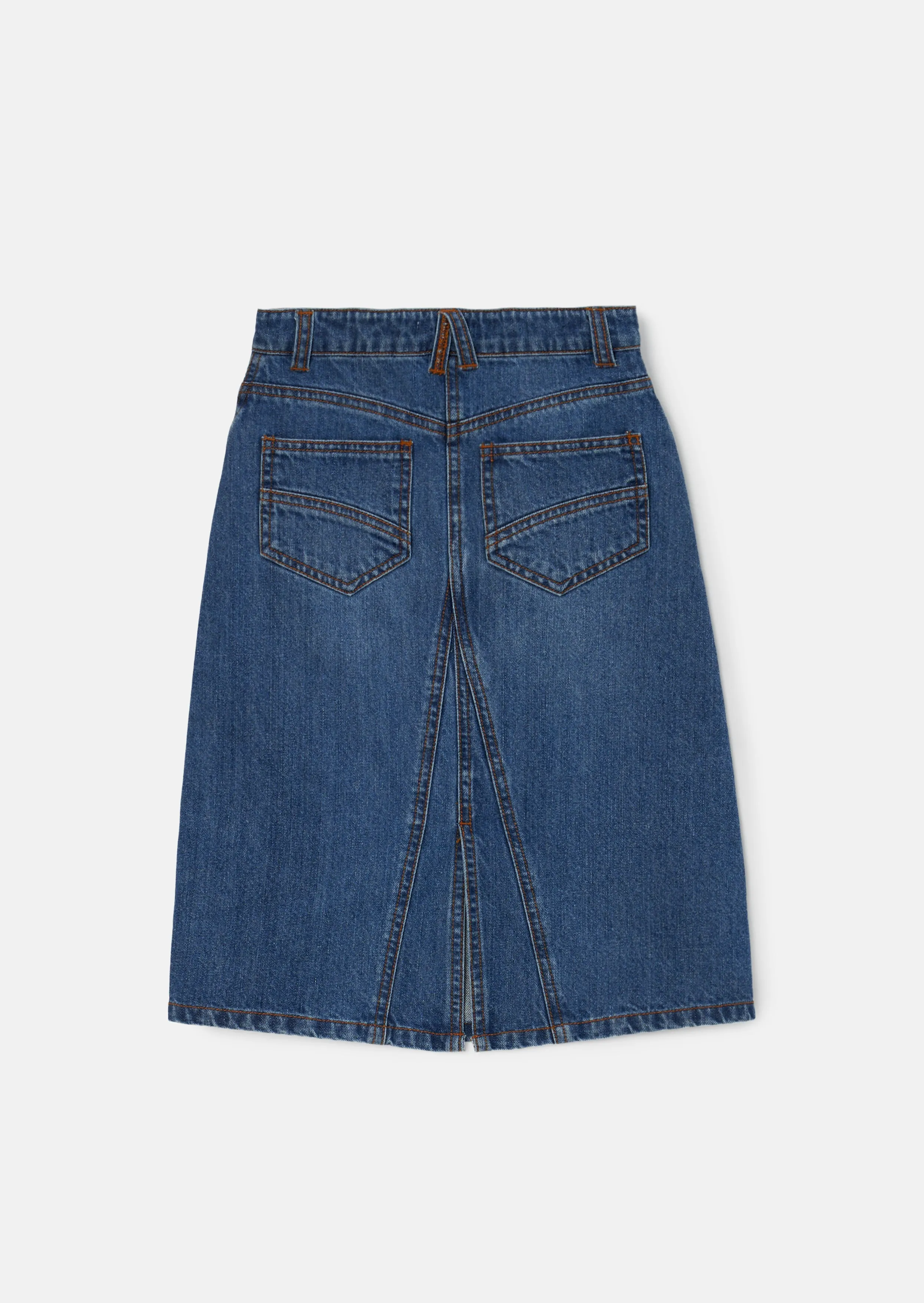 Nicolette Denim Midi Skirt