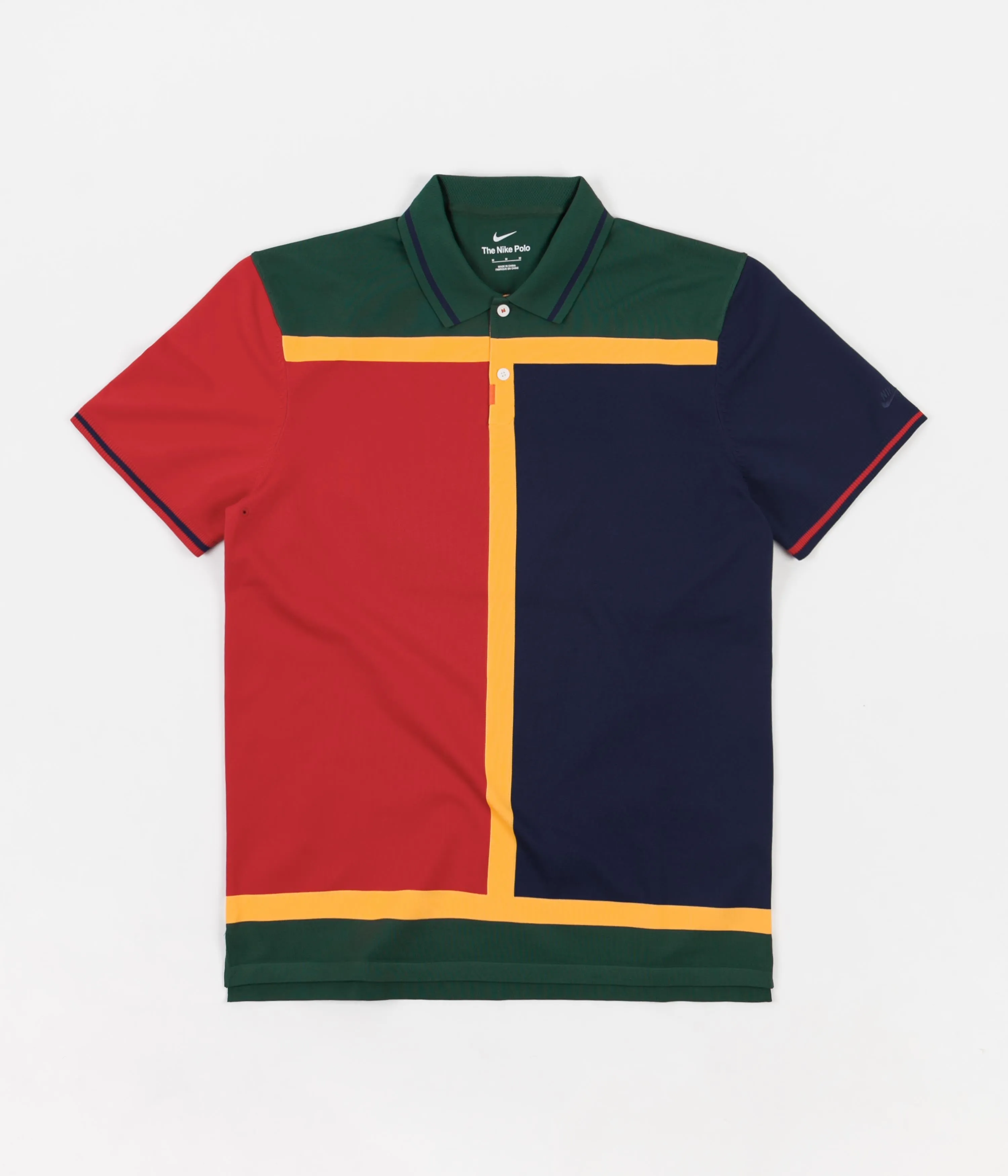 Nike SB Court Polo Shirt - Binary Blue / University Red / Binary Blue