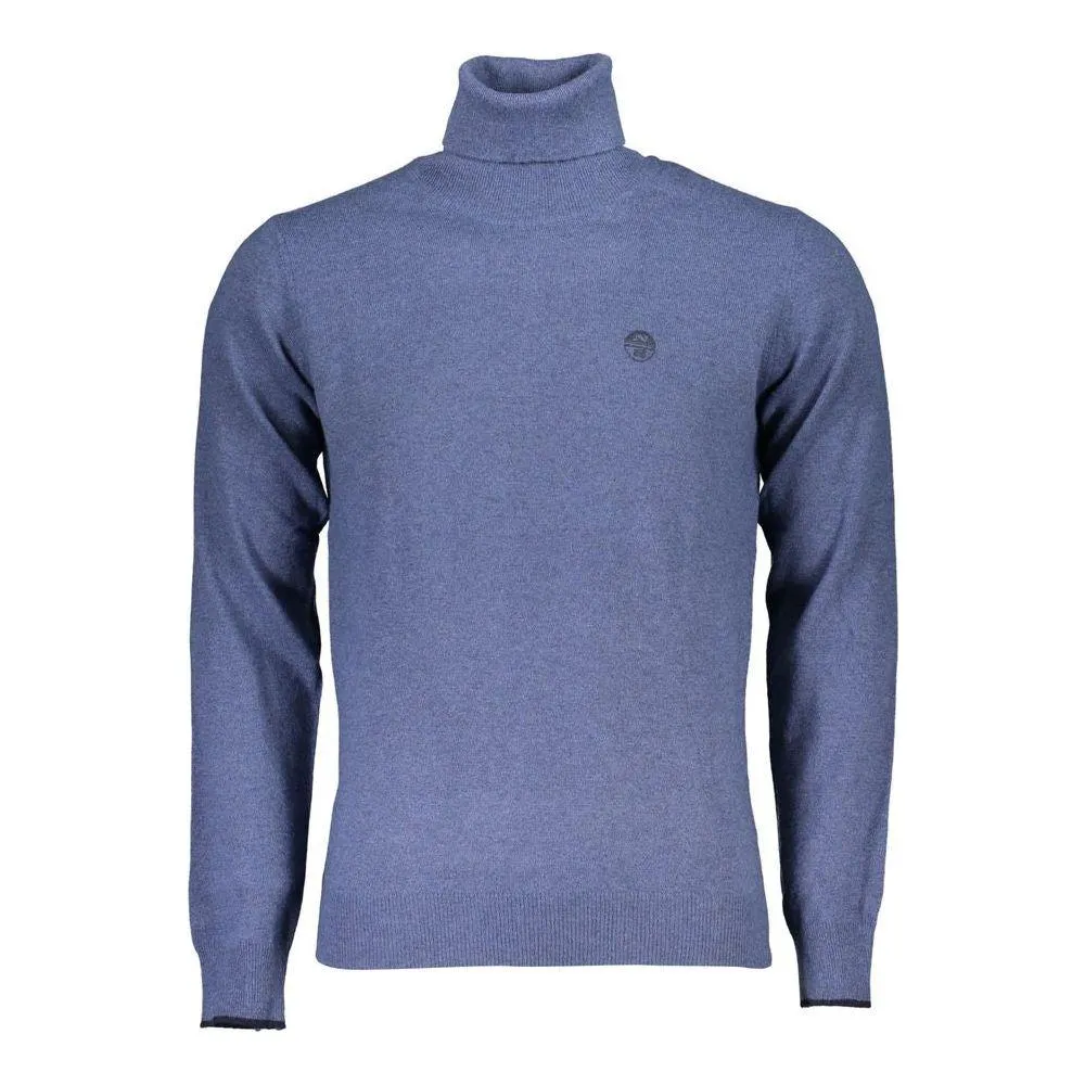 North Sails Blue Polyamide Men Sweater