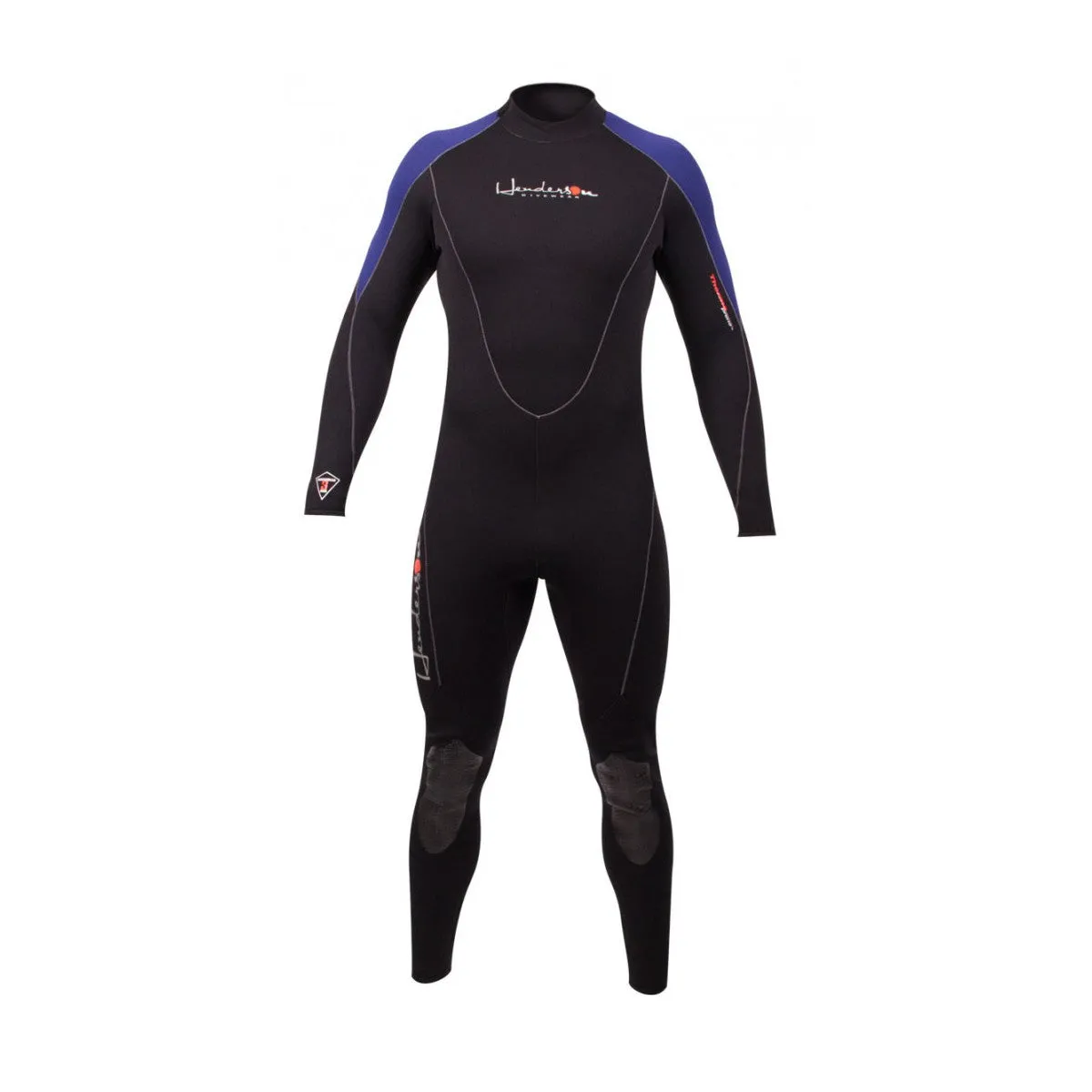 Open Box Henderson Man Thermoprene Jumpsuit (Back Zip) 5mm Scuba Wetsuit, Black / Blue, Size: 3X-Large