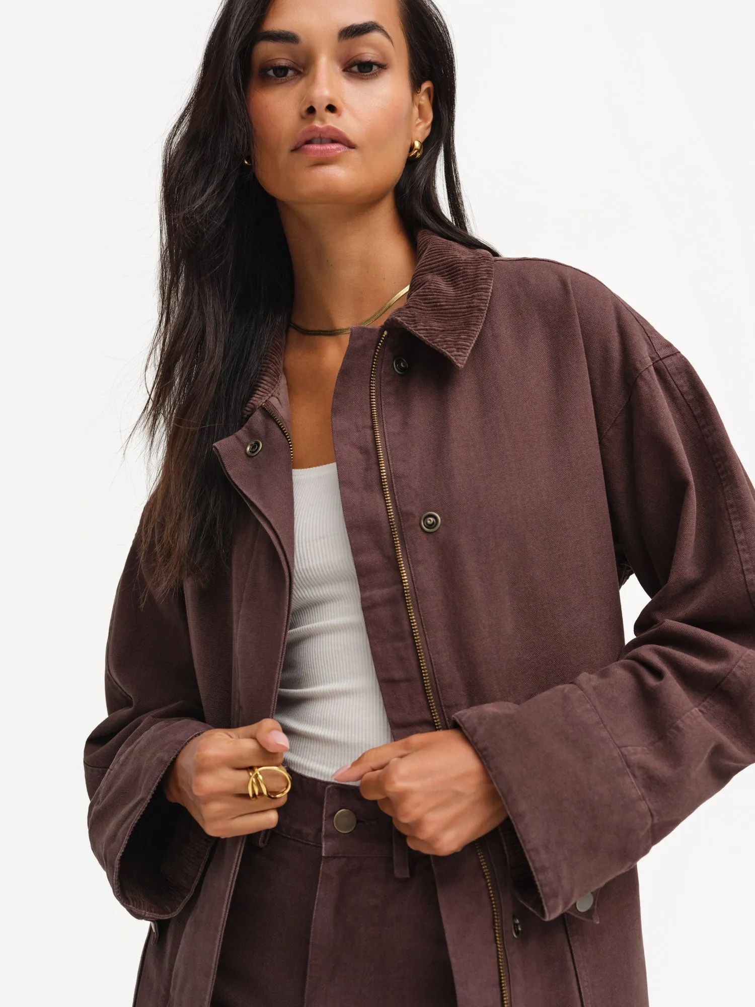 Organic Cotton Canvas Chore Jacket