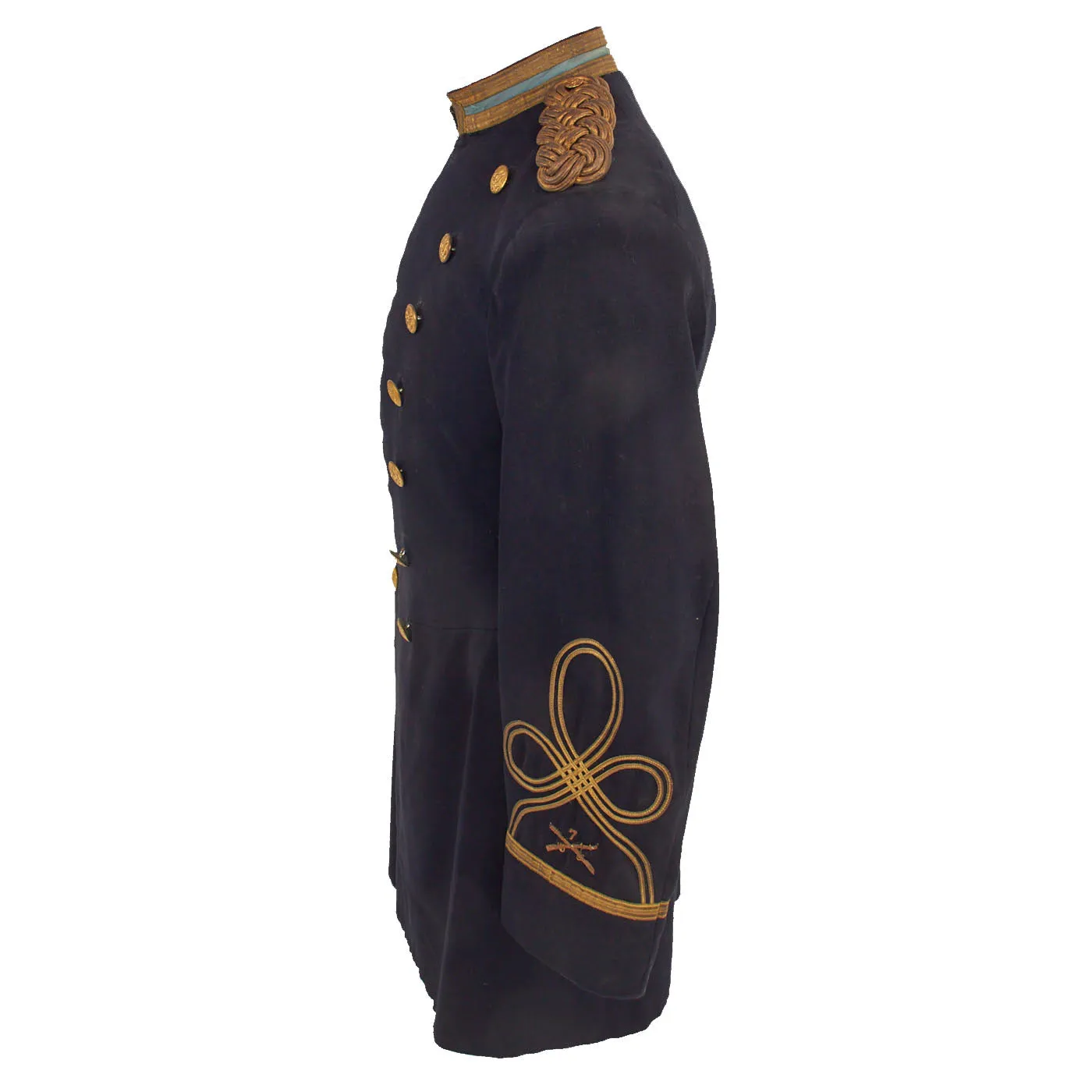 Original U.S. Philippine-American War US Army 7th Infantry Regiment Major’s Frock Coat Featuring Indian Service Button