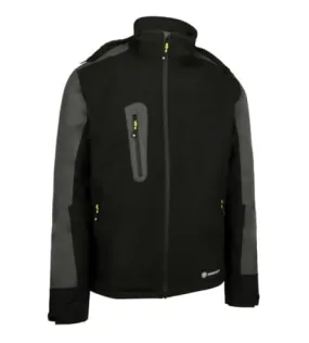 Pembroke Flex Padded Waterproof Stretch Rain Jacket Black/grey-SFPRJBLGY