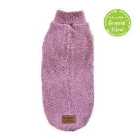 Plush Polo Dog Jumper - Pink