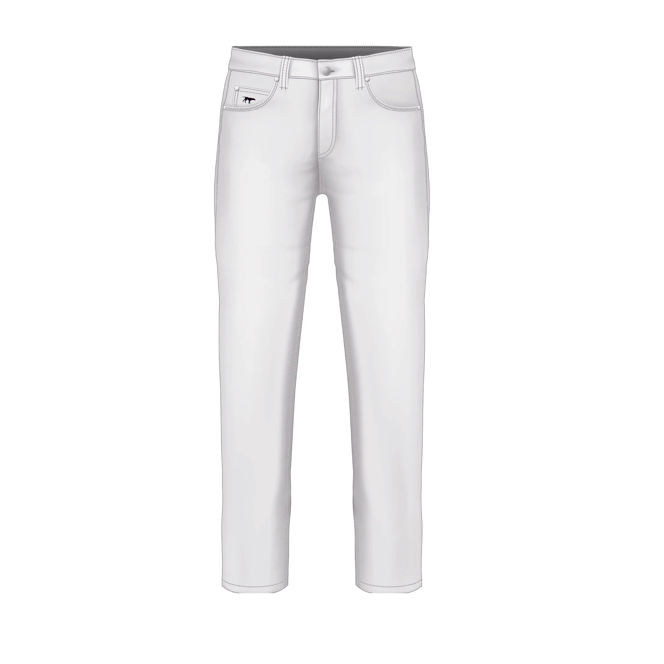 Polo Club de Chantilly White Jeans