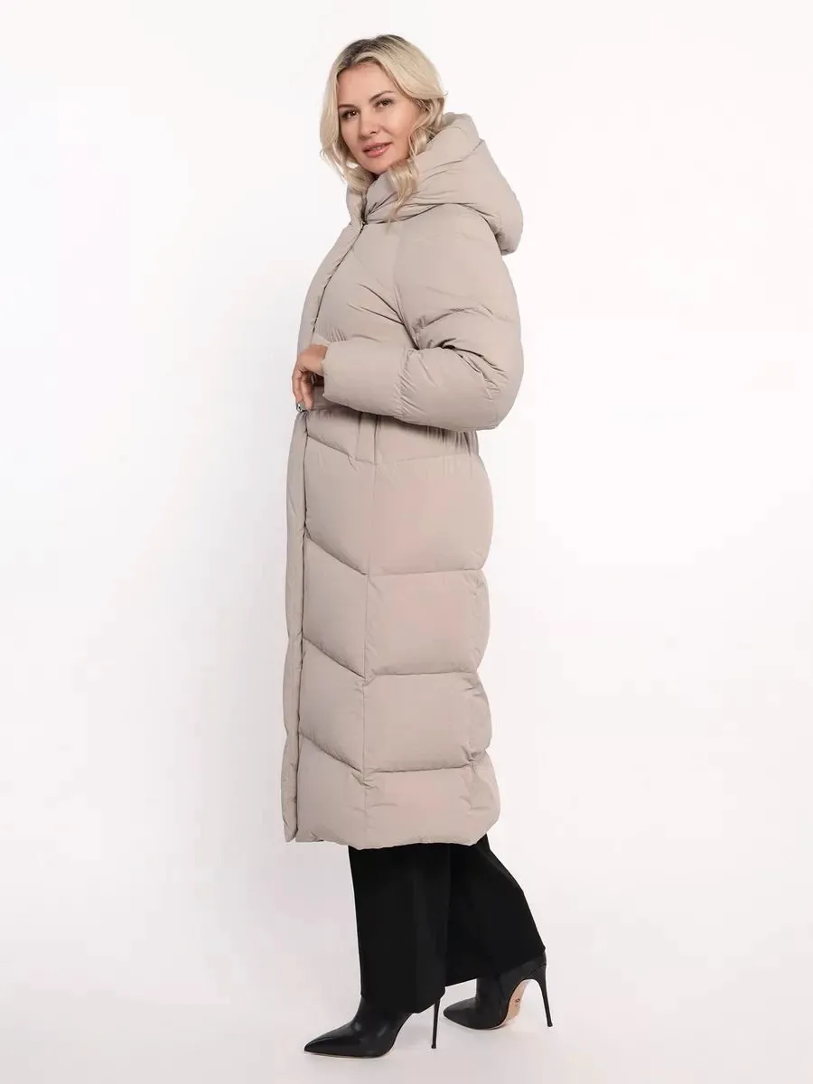 Premium Performance Down Fill Belted Coat