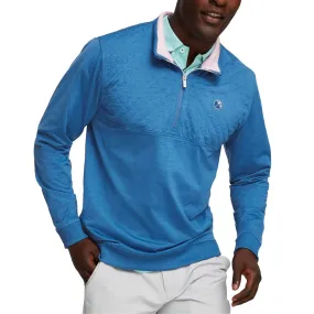 Puma AP CLOUDSPUN Castle Golf Quarter-Zip - Lake Blue Heather