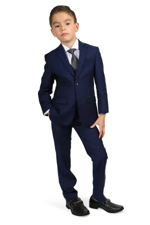 "Jax" Kids Navy Suit (5-Piece Set)