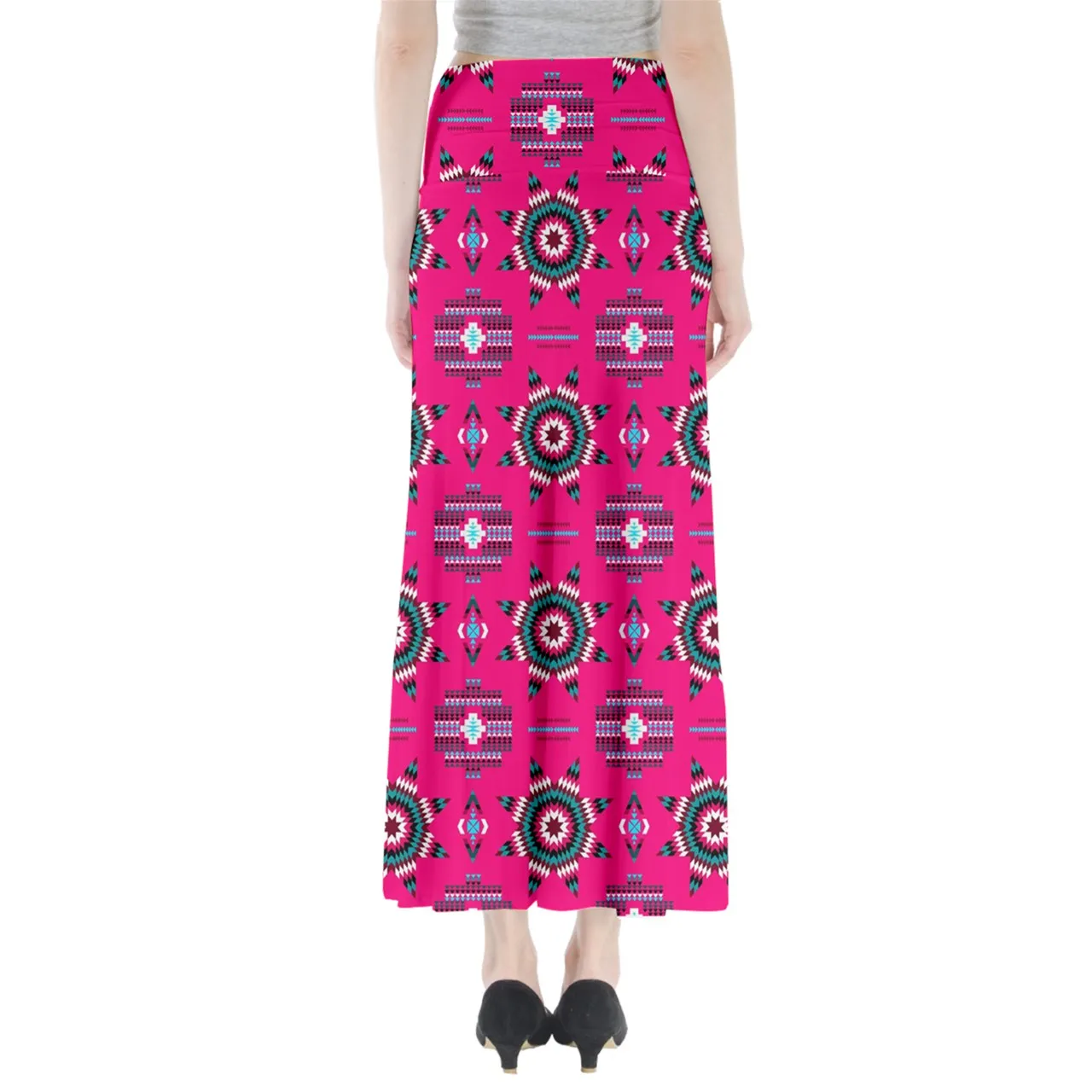 Rising Star Strawberry Moon Full Length Maxi Skirt