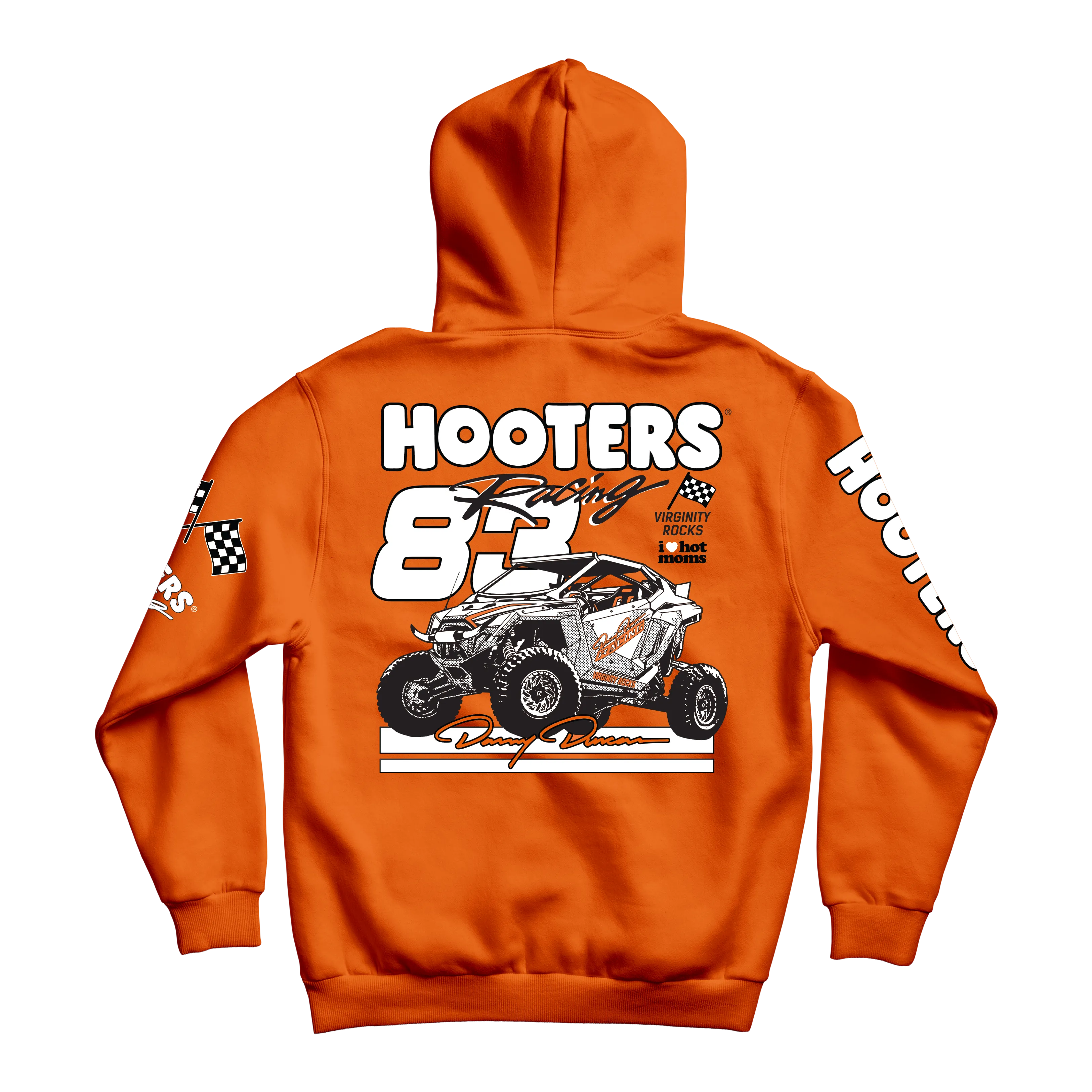 Rzr Racing Orange Hoodie