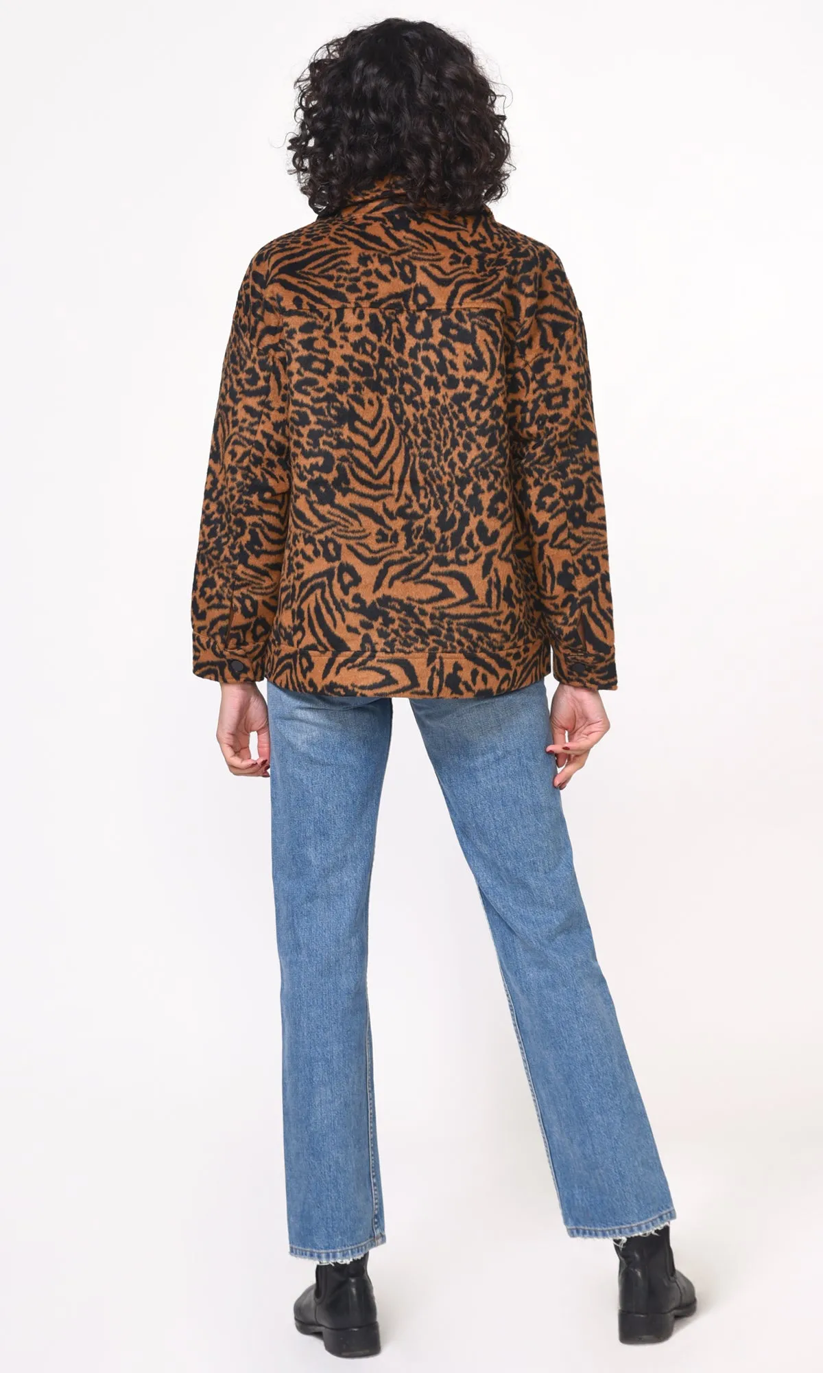 Sammie Oversized Leopard Jacket