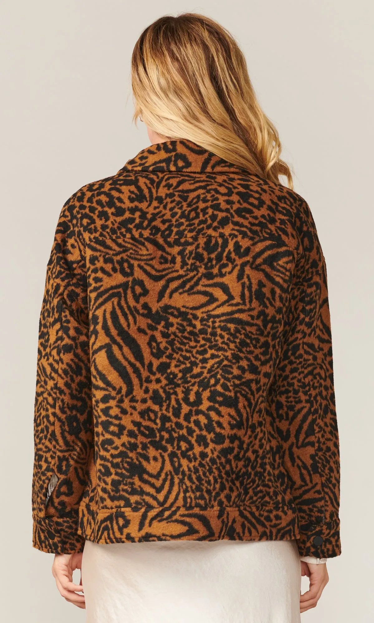 Sammie Oversized Leopard Jacket