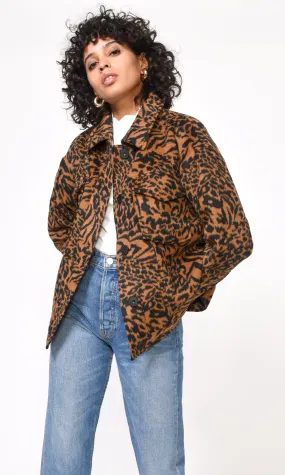 Sammie Oversized Leopard Jacket