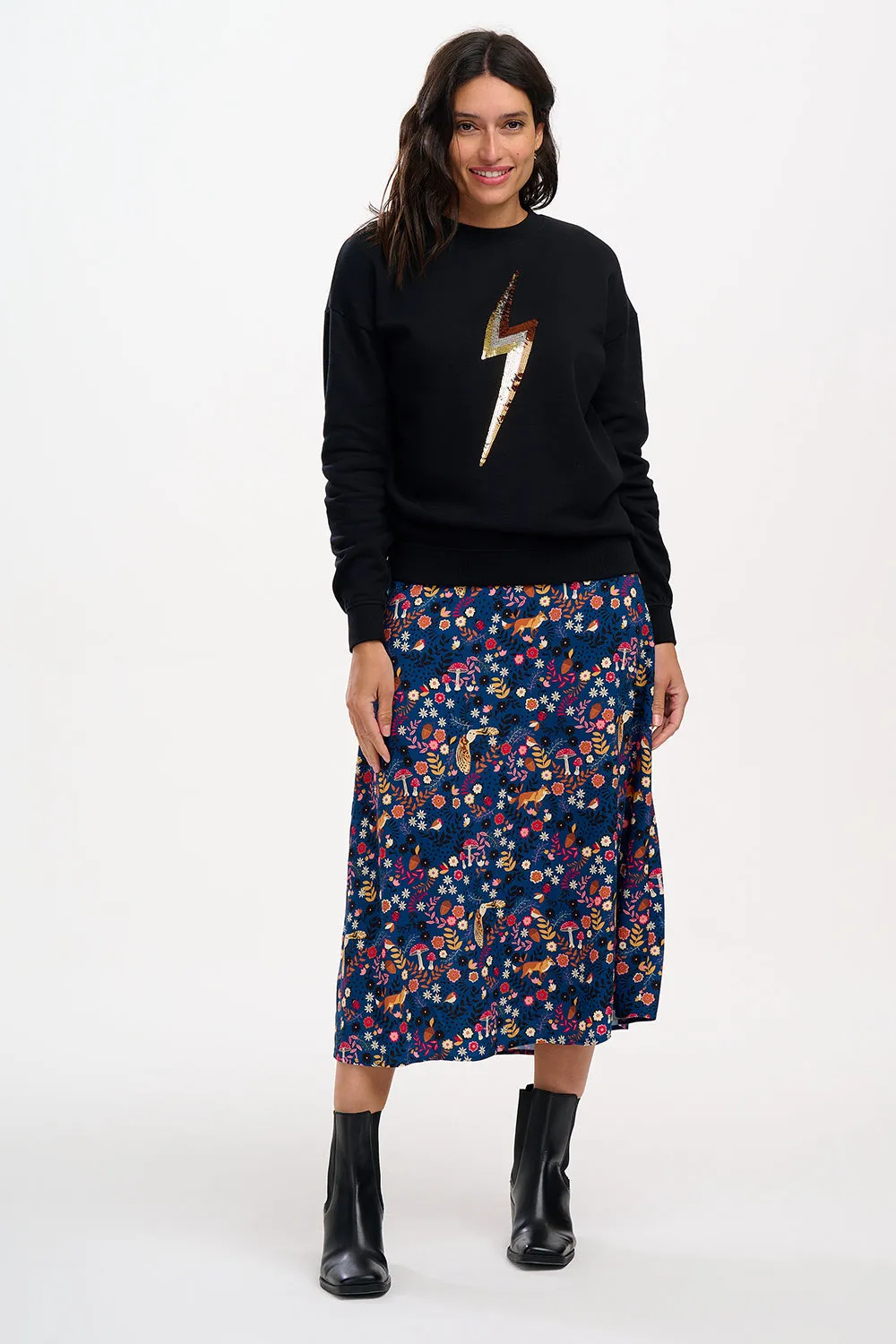 Sugarhill Brighton - Zora Midnight Woodland Skirt