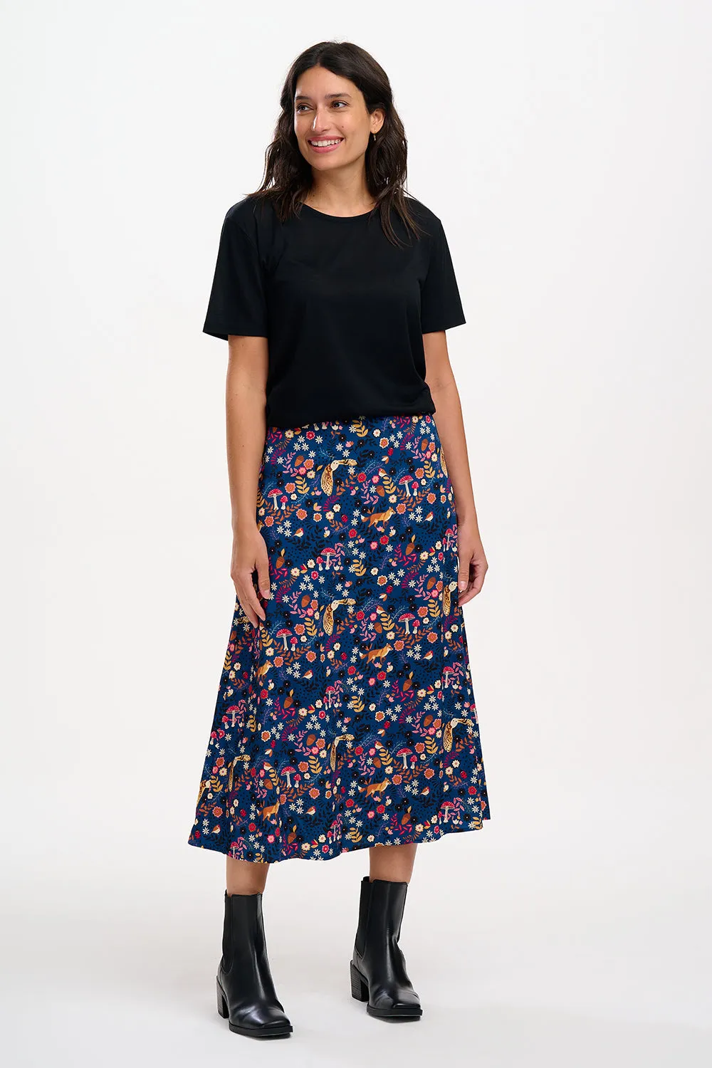 Sugarhill Brighton - Zora Midnight Woodland Skirt