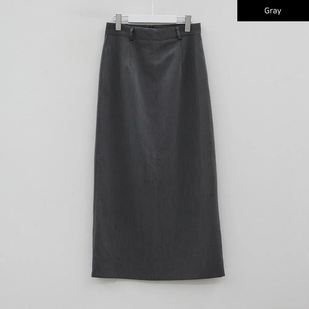 Tailored Maxi Skirt CJ08