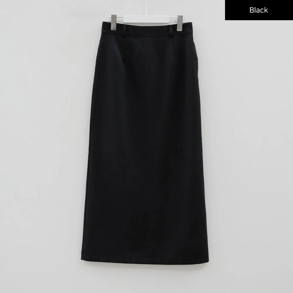 Tailored Maxi Skirt CJ08