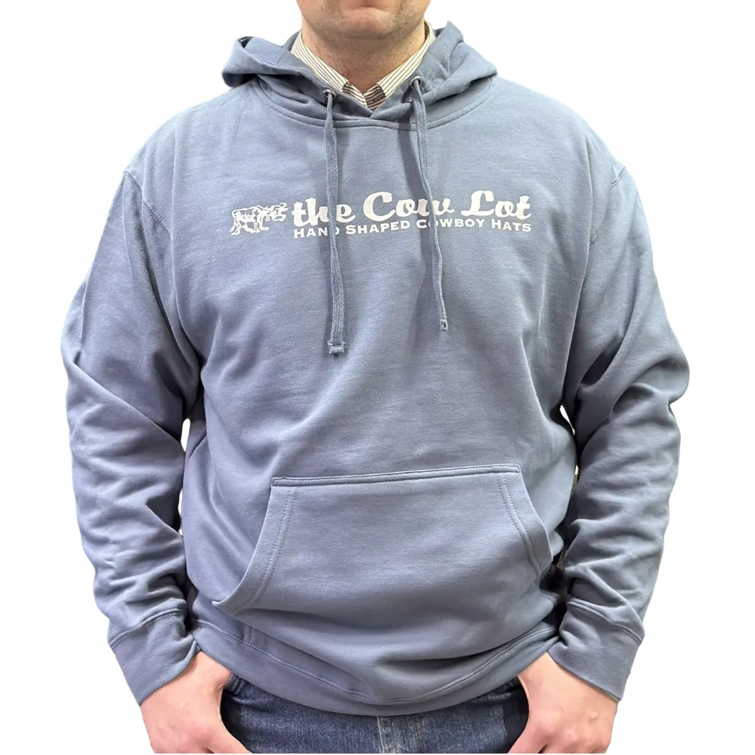 The Cow Lot Pullover Hoodie | Storm Blue