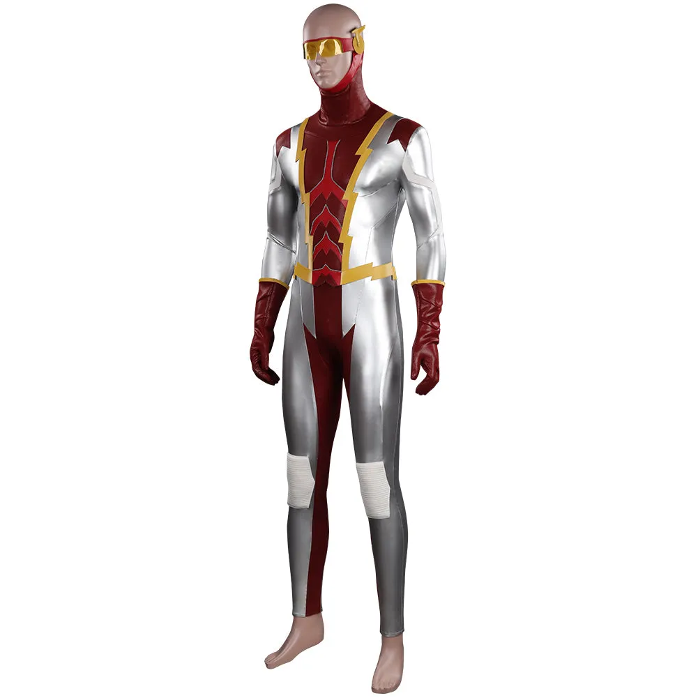 The Flash S7  Bart Allen Impulse Cosplay Costume Jumpsuit Outfits Halloween Carnival Suit