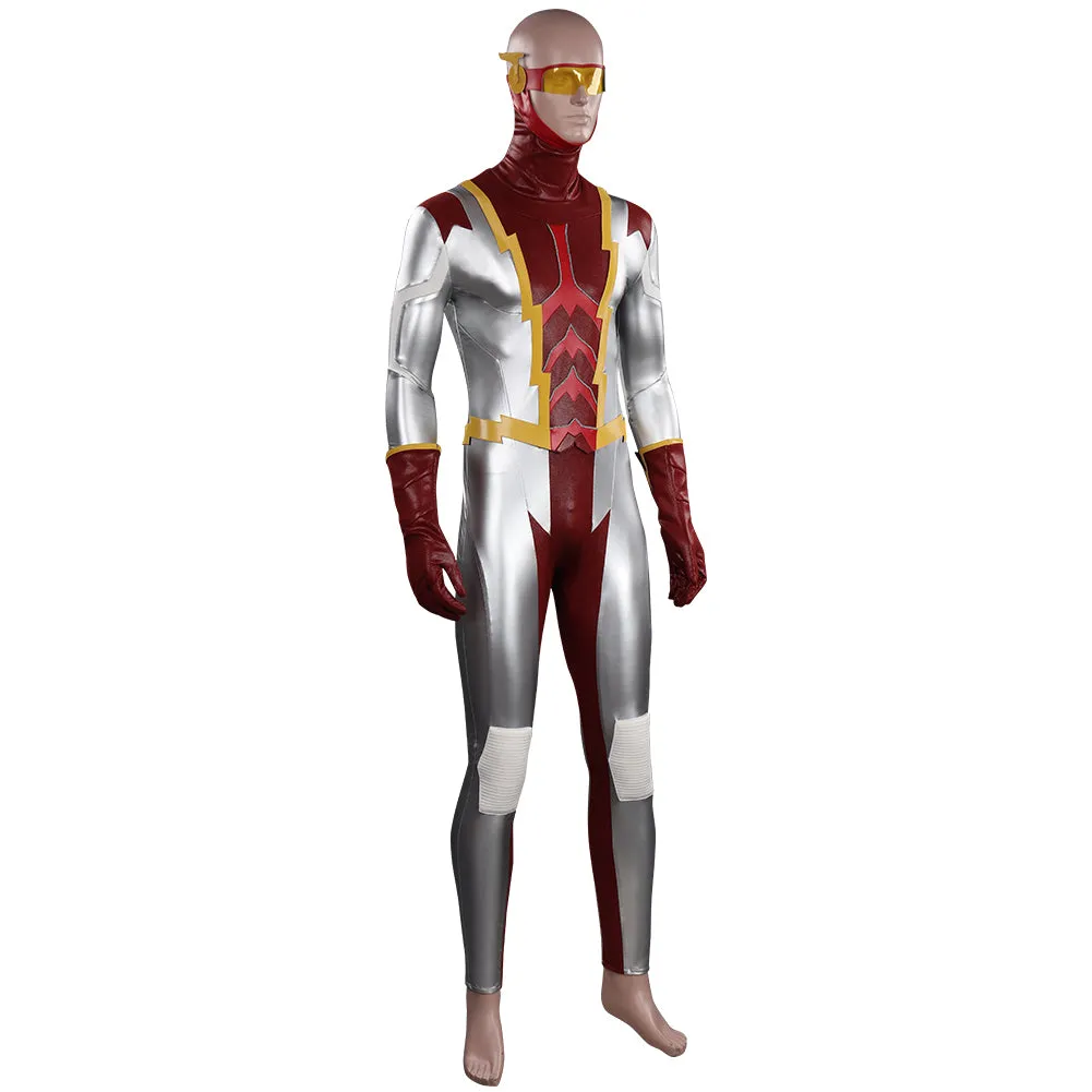 The Flash S7  Bart Allen Impulse Cosplay Costume Jumpsuit Outfits Halloween Carnival Suit